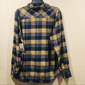 yellow flannel vans
